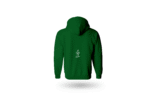 Be Behind Hoodie Dark Green Front