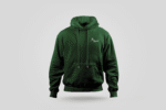 Be Behind Hoodie Dark Green Front