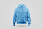 Be Behind Hoodie Light Blue Front