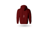 Be Behind Hoodie Dark Red Front